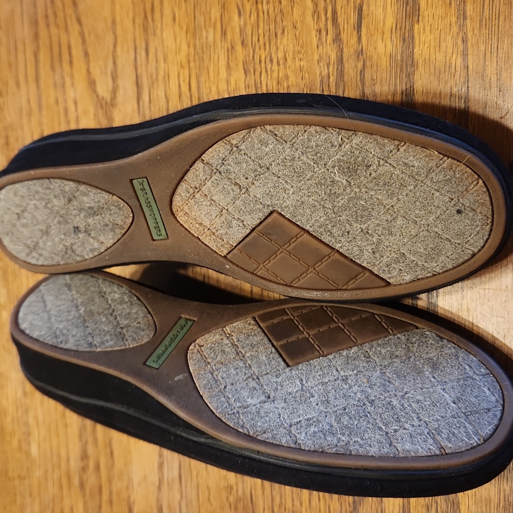 Grasshoppers Black Fabric Emboidery Heel Size 7.5 - Picture 6 of 9